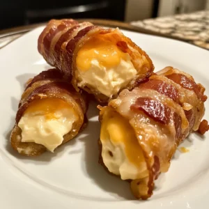 Maple Bourbon Bacon-Wrapped Cheese Poppers Recipe