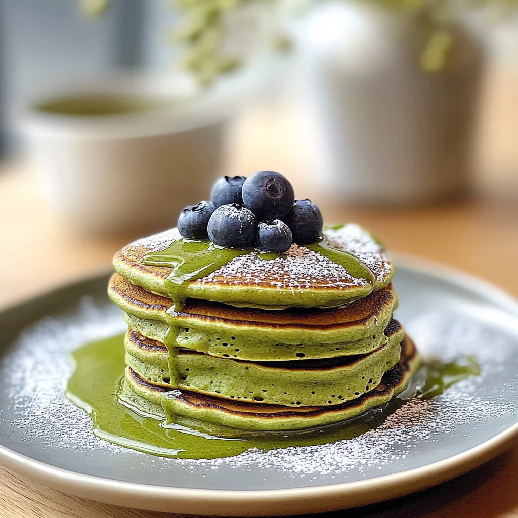 Delicious Matcha Green Tea Pancakes Recipe
