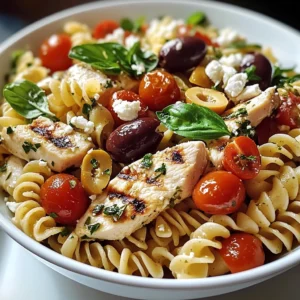 Mediterranean Chicken Pasta Salad Recipe for Summer