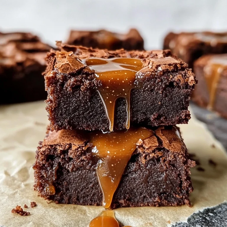 Salty-Sweet Miso Caramel Brownies Recipe