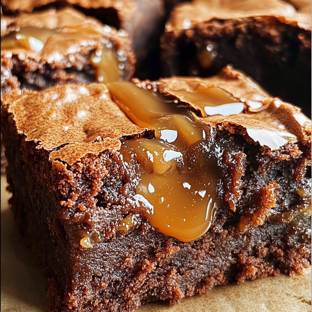 Salty-Sweet Miso Caramel Brownies Recipe