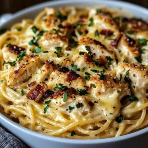 Monterey Chicken Spaghetti Casserole Recipe