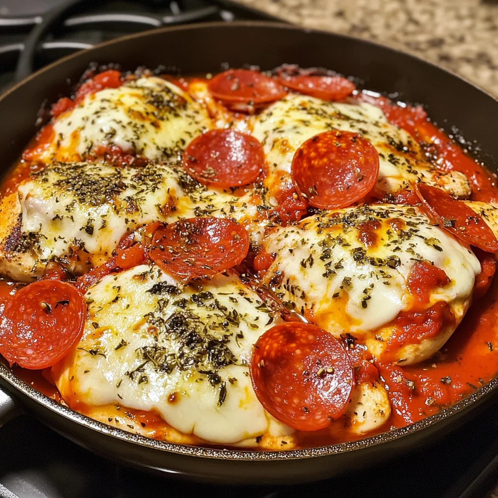 One-Pan Pizza Chicken Recipe: Quick & Delicious Dinner