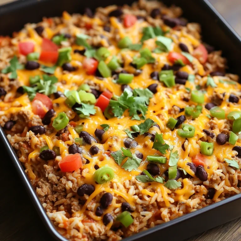 Easy One-Pan Taco Casserole Recipe in 30 Minutes