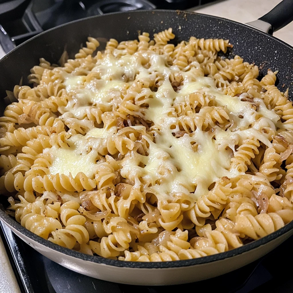 One-Pot French Onion Pasta Recipe - Easy & Delicious