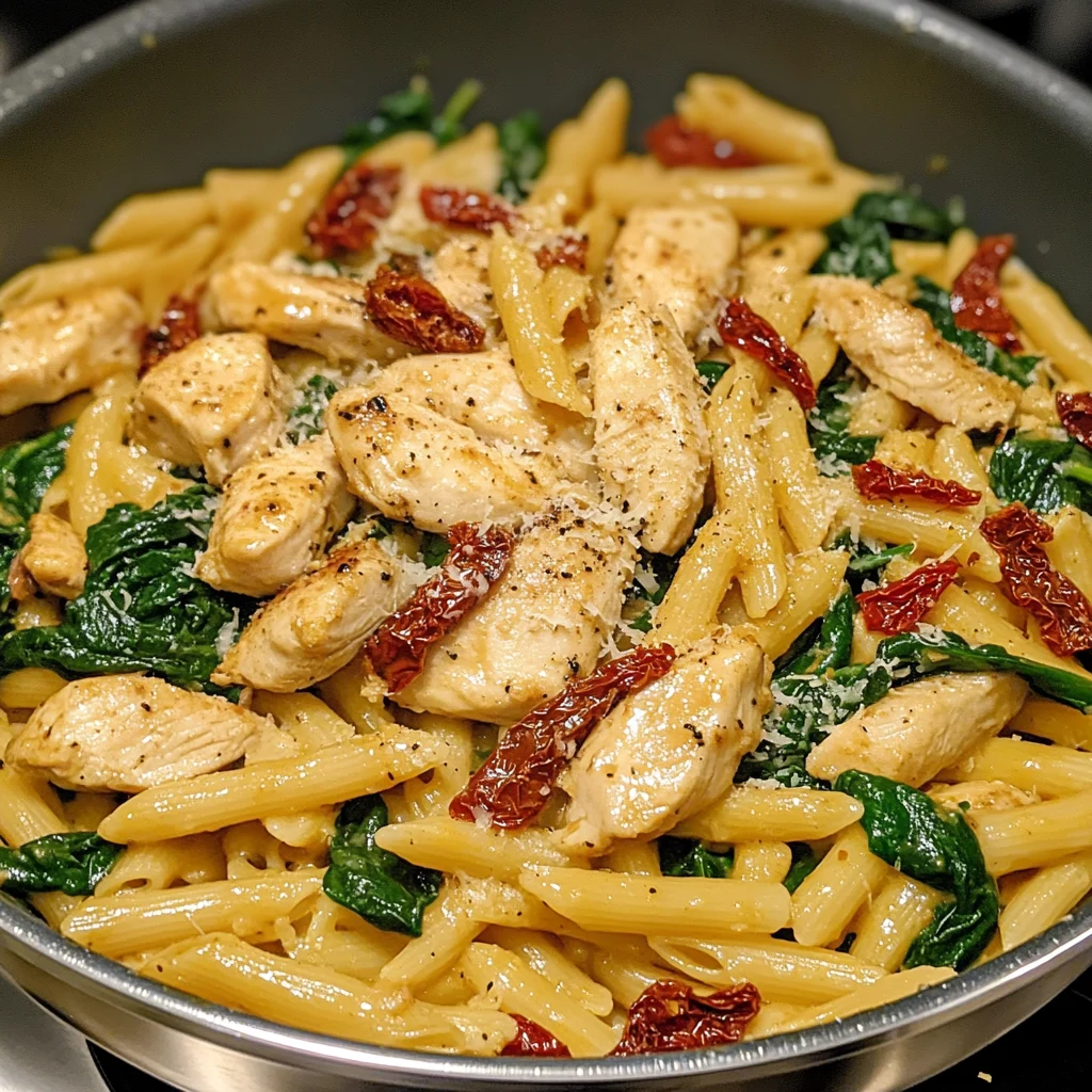 One-Pot Tuscan Chicken Pasta Recipe - Easy & Delicious