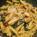One-Pot Tuscan Chicken Pasta Recipe - Easy & Delicious
