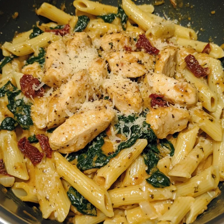 One-Pot Tuscan Chicken Pasta Recipe - Easy & Delicious