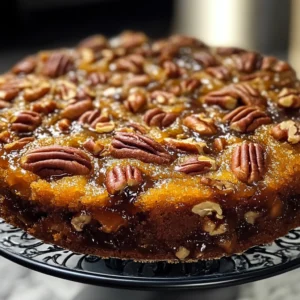 Irresistible Pecan Upside Down Cake Recipe