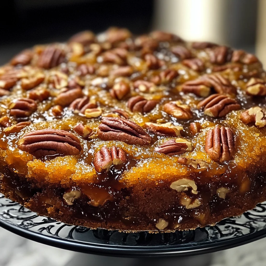 Irresistible Pecan Upside Down Cake Recipe
