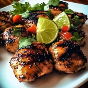 Peruvian Grilled Chicken Thighs Recipe with Marinade