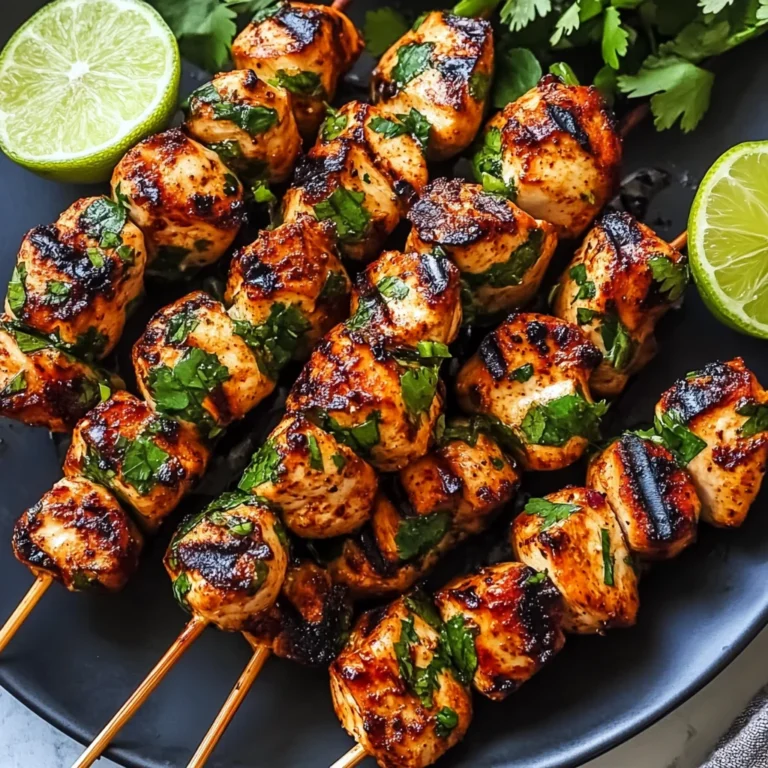 Delicious Peruvian Grilled Chicken Skewers Recipe