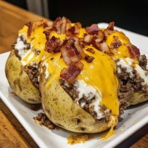 Delicious Ranch Bacon Cheeseburger Stuffed Tater Kegs