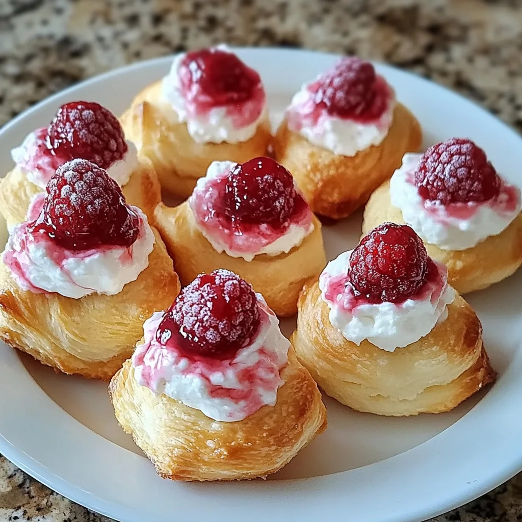 Easy Raspberry Cream Cheese Bites Recipe