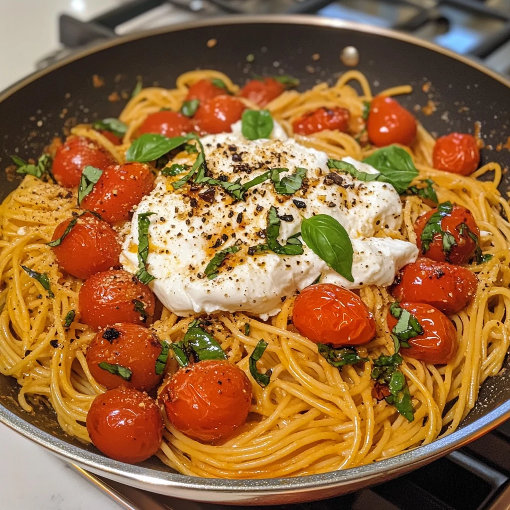 Roasted Tomato & Burrata One-Pot Pasta Recipe