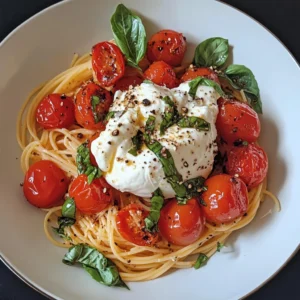 Roasted Tomato & Burrata One-Pot Pasta Recipe