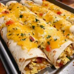 Easy Sheet Pan Breakfast Burritos Recipe
