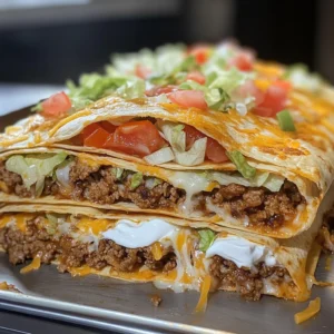 Sheet Pan Crunchwrap Supreme Recipe for Easy Family Dinner