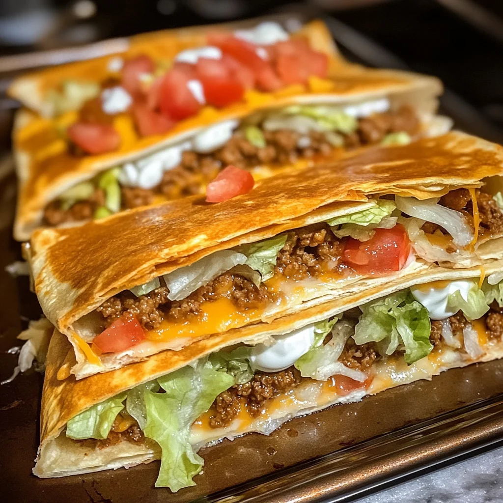 Sheet Pan Crunchwrap Supreme Recipe for Easy Family Dinner