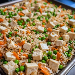 Easy Sheet Pan Vegan Fried Rice Recipe