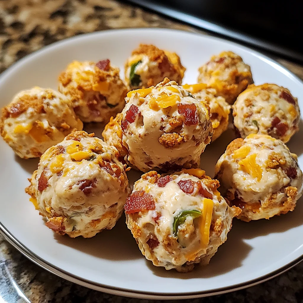Spicy Bacon Cheese Balls with Jalapeño Twist Recipe