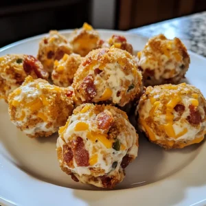 Spicy Bacon Cheese Balls with Jalapeño Twist Recipe