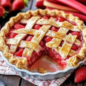 Delicious Strawberry-Rhubarb Pie Recipe