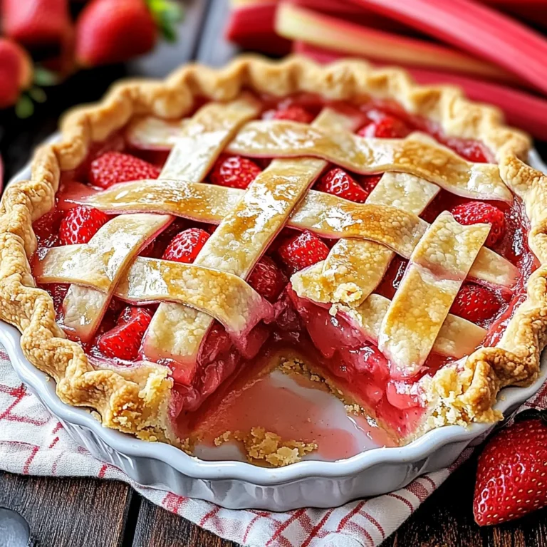 Delicious Strawberry-Rhubarb Pie Recipe