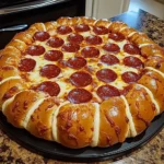 Easy Stuffed Crust Pepperoni Pizza Recipe
