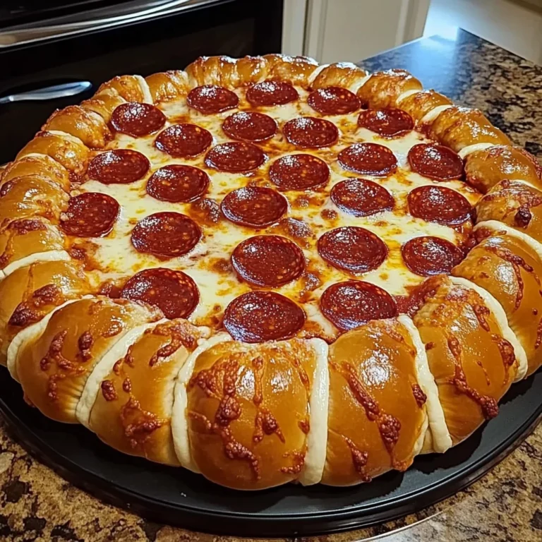 Easy Stuffed Crust Pepperoni Pizza Recipe