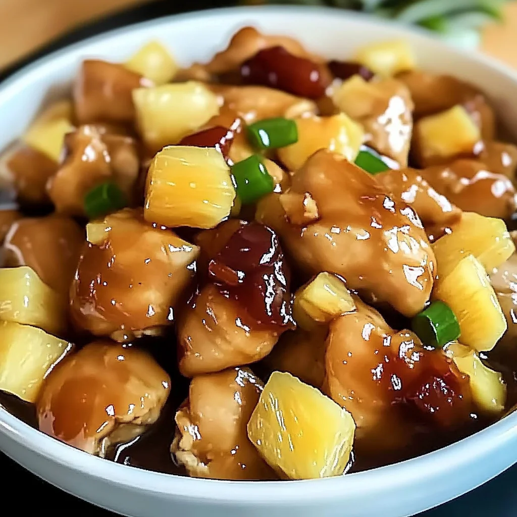 Easy Sweet Hawaiian Crockpot Chicken Recipe
