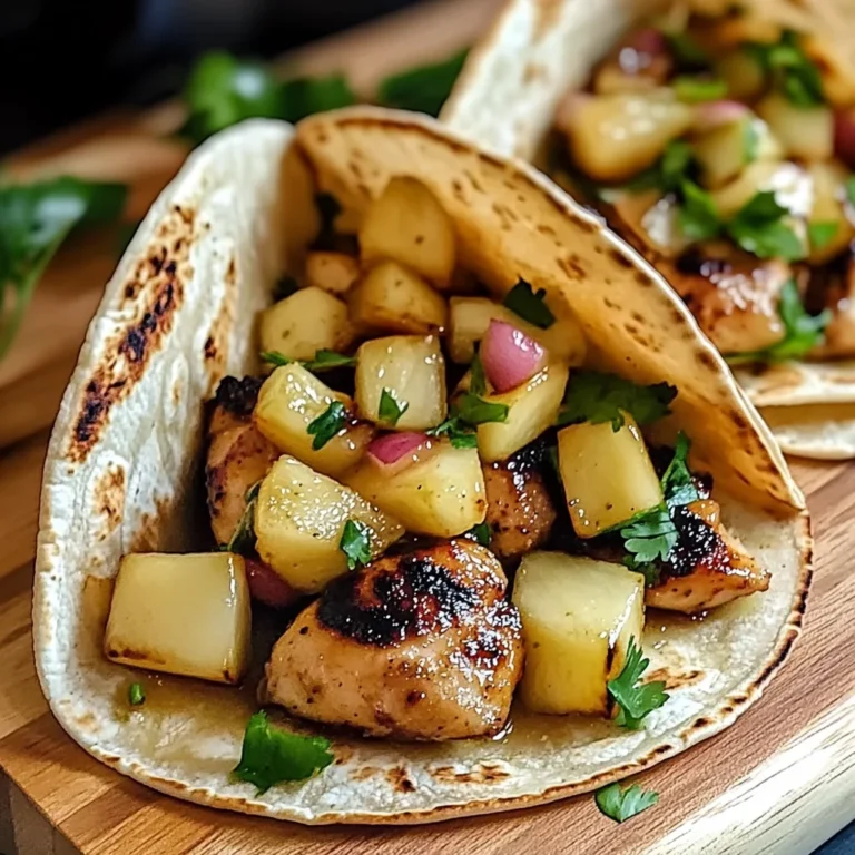 Teriyaki Chicken Tacos with Grilled Pineapple Salsa