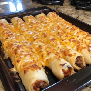 Ultimate Cheesy Taco Stuffed Breadsticks