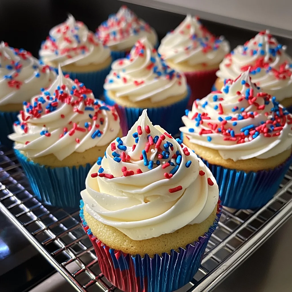 4th of July Cupcakes 6 Ingredients Perfectly Delicious