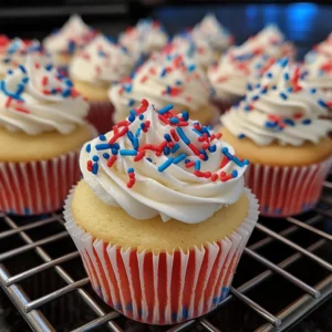 4th of July Mini Vanilla Cupcakes 12 Minutes Perfect Delicious