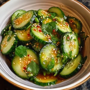 Asian Cucumber Salad 4 Ingredients Easy Delicious