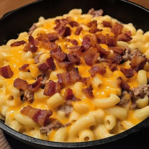 BBQ Bacon Mac and Cheese Skillet – Ultimate Comfort