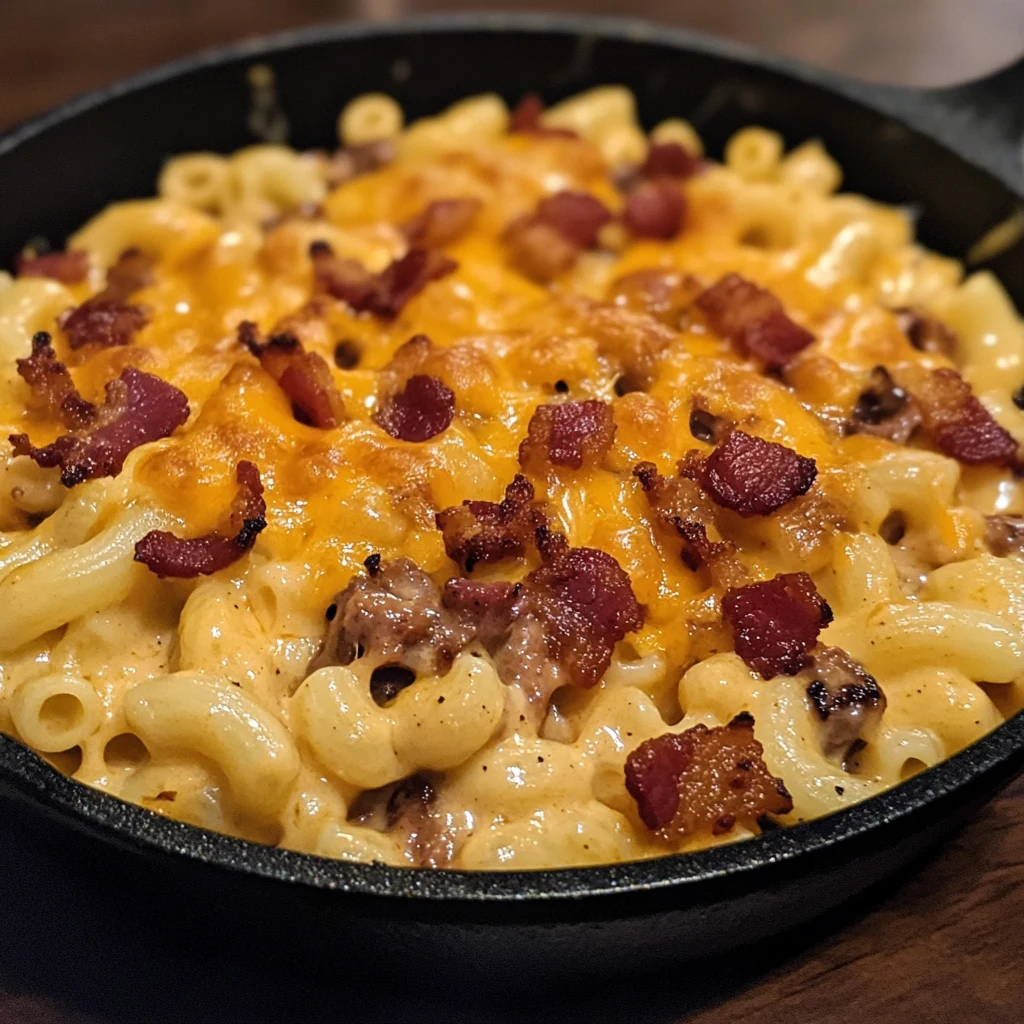BBQ Bacon Mac and Cheese Skillet – Ultimate Comfort