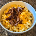 BBQ Brisket Mac & Cheese Bowl – Smoky, Cheesy Delight