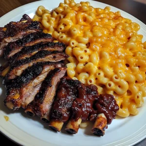 Easy BBQ Rib Mac and Cheese Platter for Family Dinners