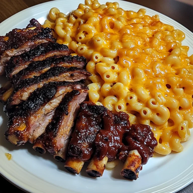 Easy BBQ Rib Mac and Cheese Platter for Family Dinners