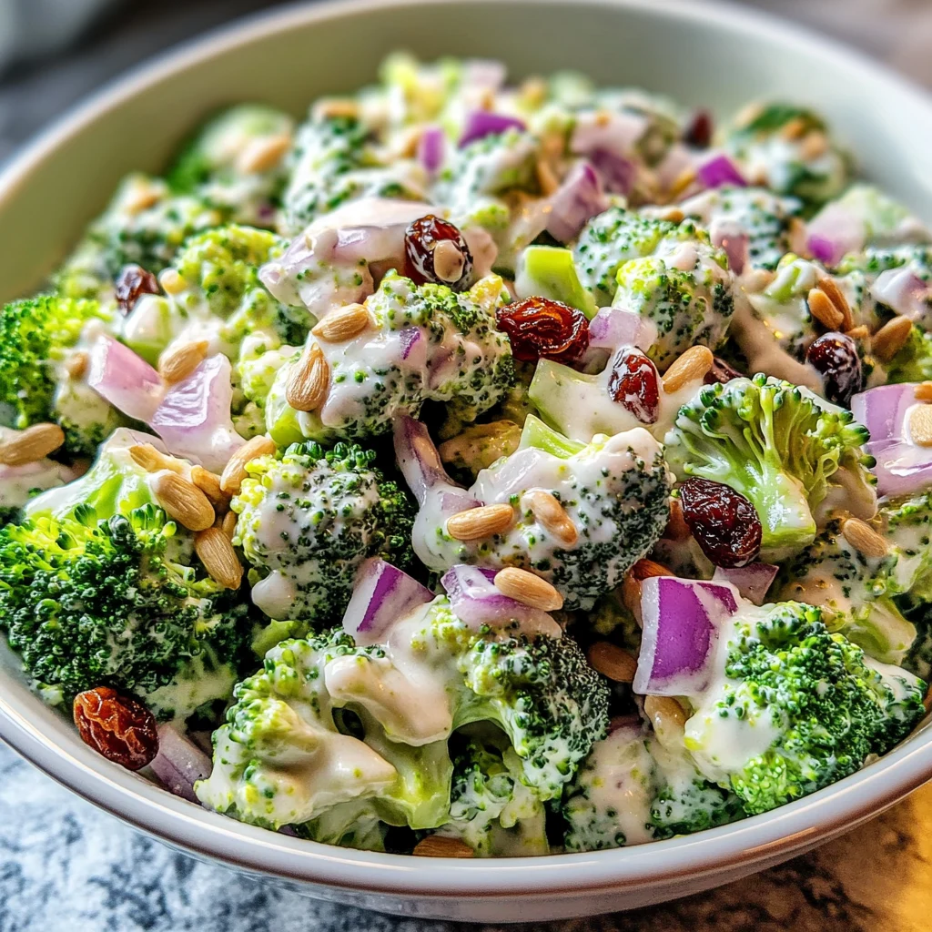 Broccoli Salad 5 Steps Easy Delicious
