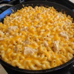 Buffalo Chicken Mac and Cheese Skillet 5 Steps Awesome Delicious