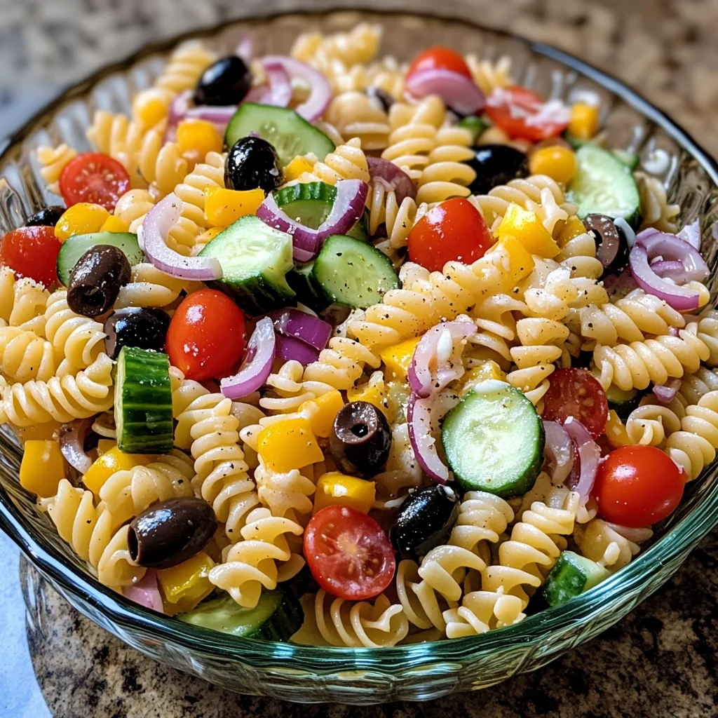 California Pasta Salad 7 Ingredients Easy Delicious
