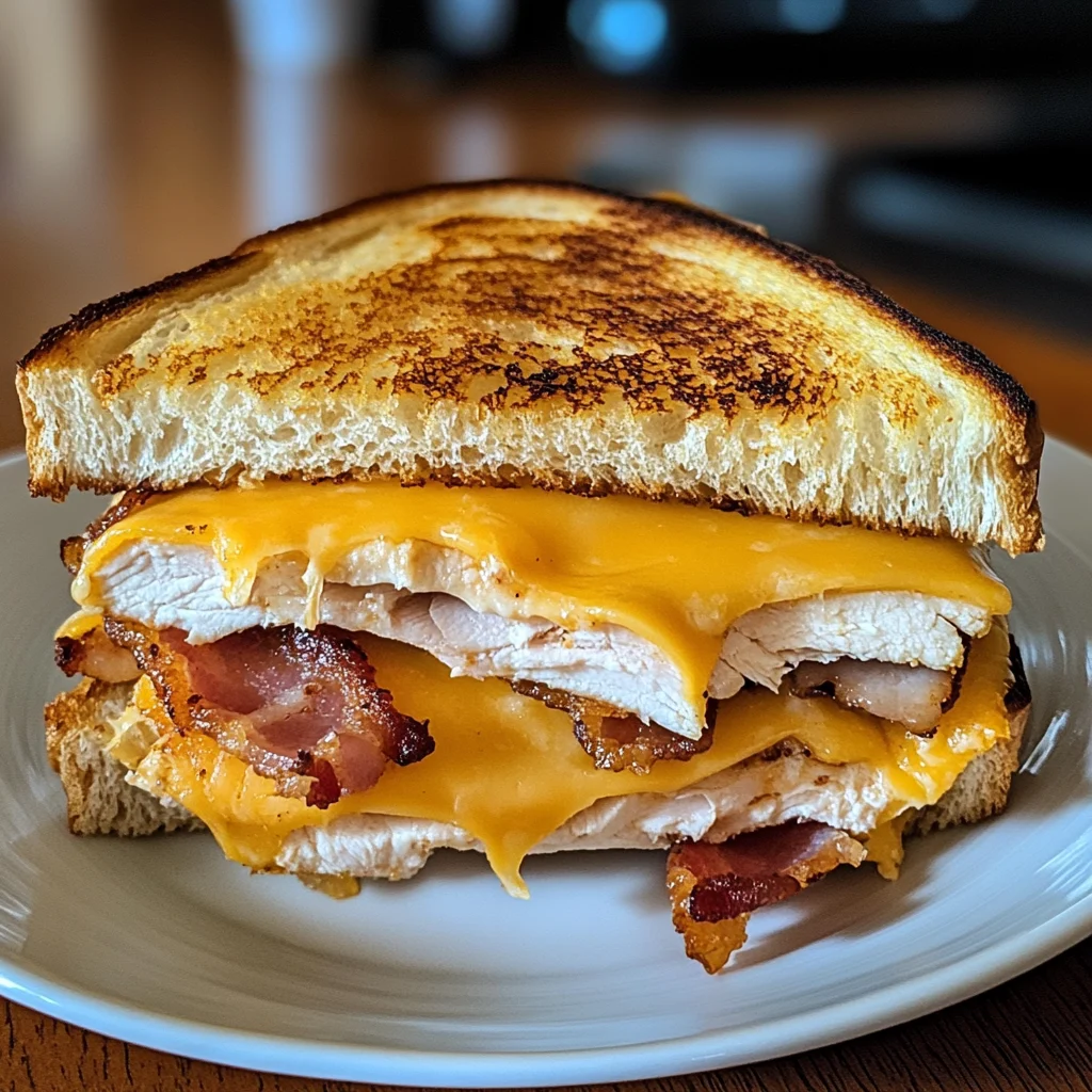Cheddar and Bacon Turkey Melt 4 Servings Ultimate Delicious