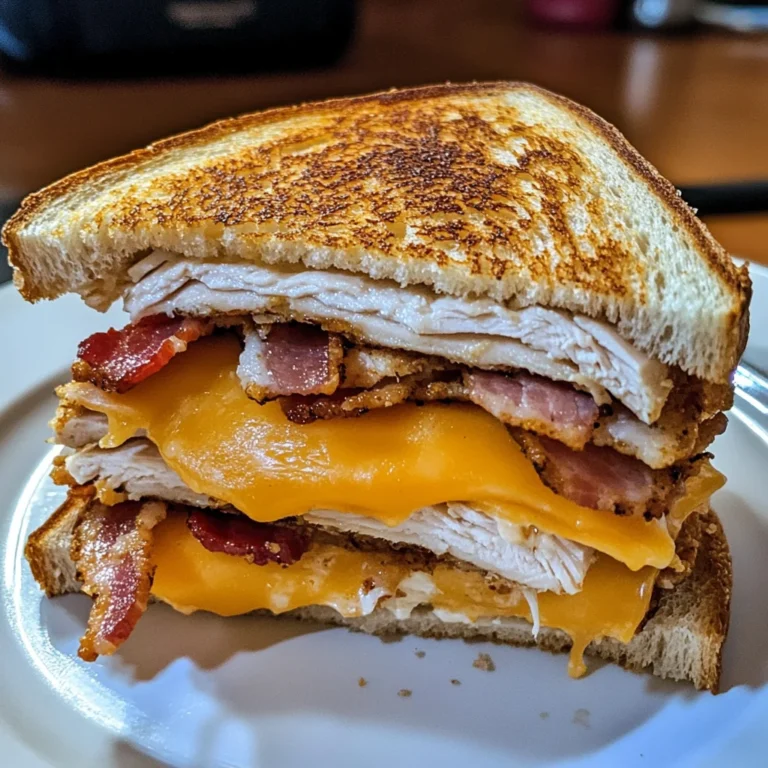 Cheddar and Bacon Turkey Melt 4 Servings Ultimate Delicious