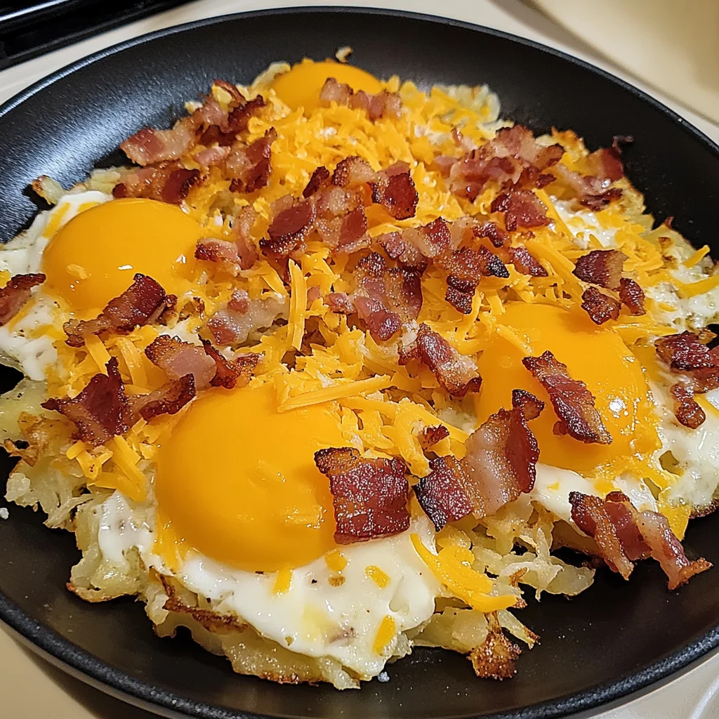 Cheesy Bacon Breakfast Hash Browns 30 Minutes Awesome Delicious