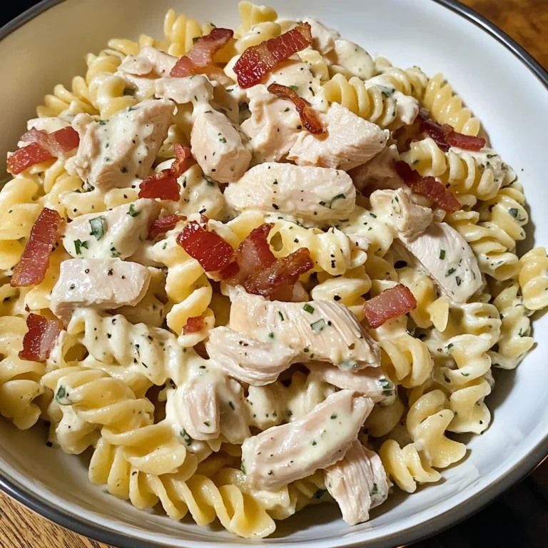 Chicken Bacon Ranch Pasta Salad 5 Steps Ultimate Delicious