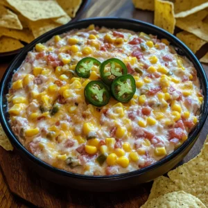 Cowboy Corn Dip 7 Ingredients Easy Delicious