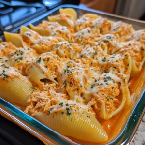 Creamy Buffalo Chicken Stuffed Shells 30 Minutes Easy Delicious